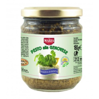 Green Pesto Genovese MAZZA Italy, 212 ml